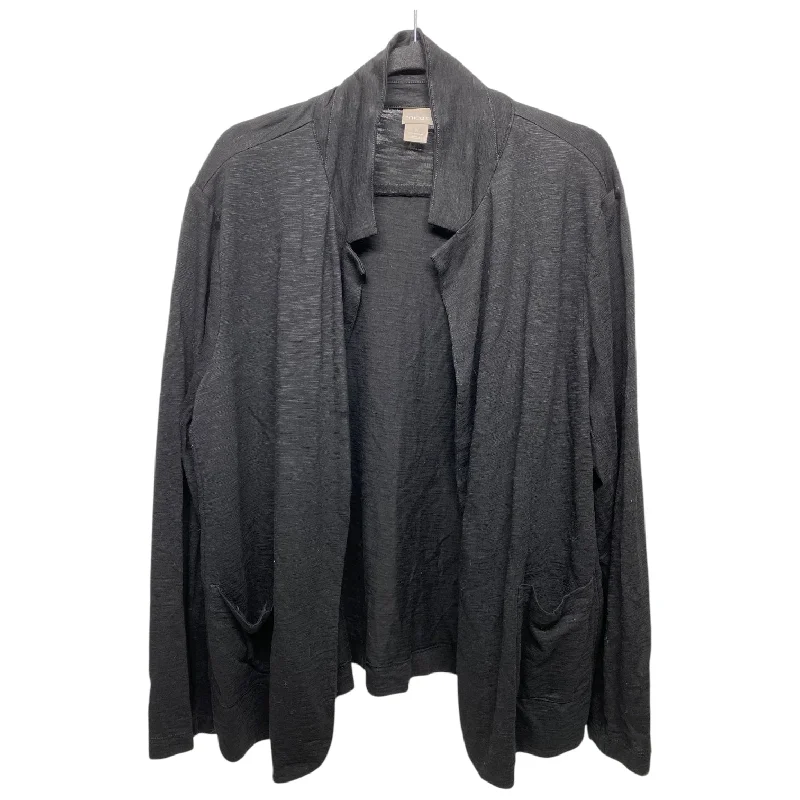 Cardigan By Chicos In Black, Size: Xxl