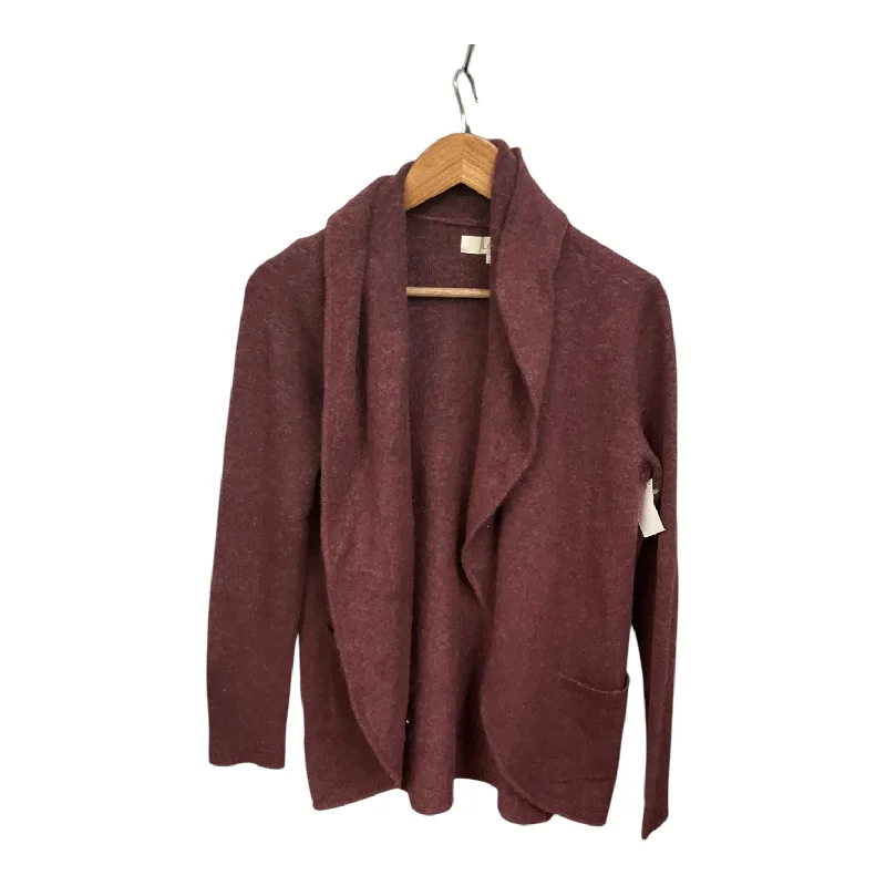 Cardigan By Loft In Maroon, Size: S