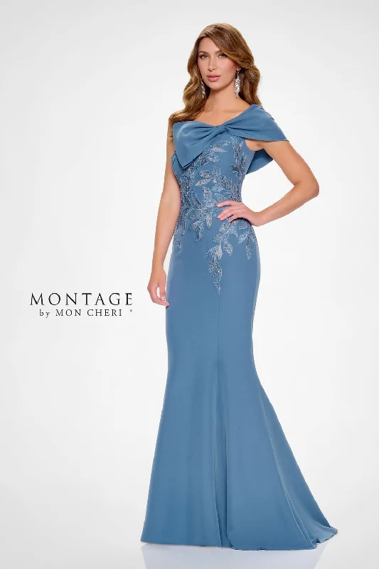 Montage M845 Fitted Long Mermaid Formal Dress