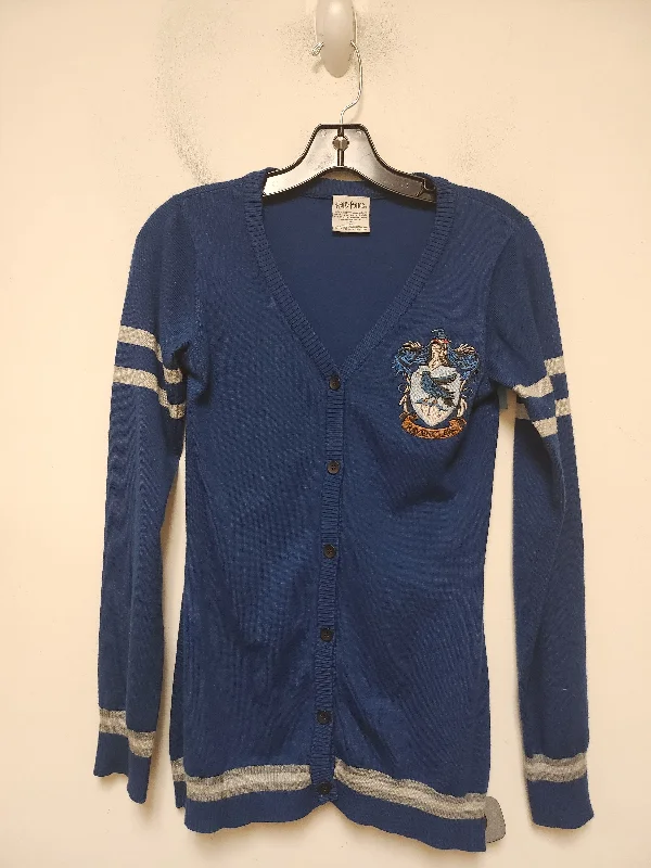 Sweater Cardigan By Clothes Mentor In Blue, Size: Xs