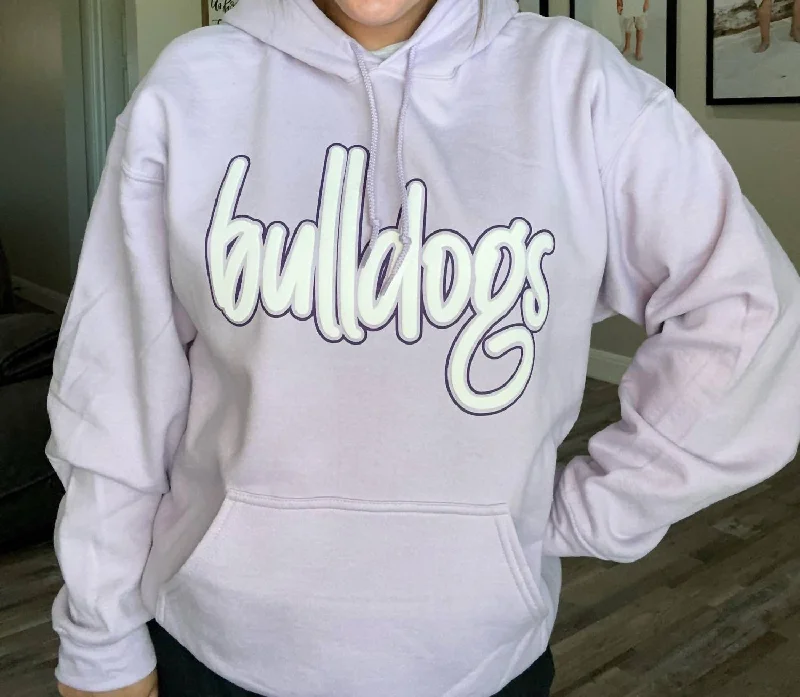 Bulldogs Hoodie In Purple