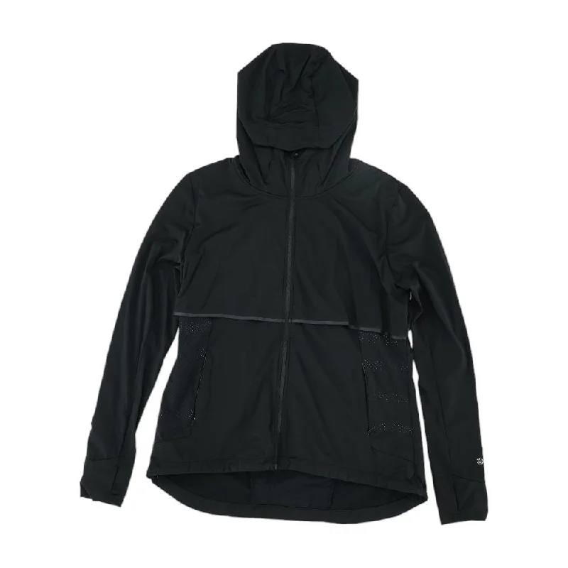 Black Solid Active Jacket