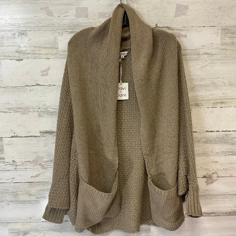 Sweater Cardigan By Davi & Dani In Brown, Size: M