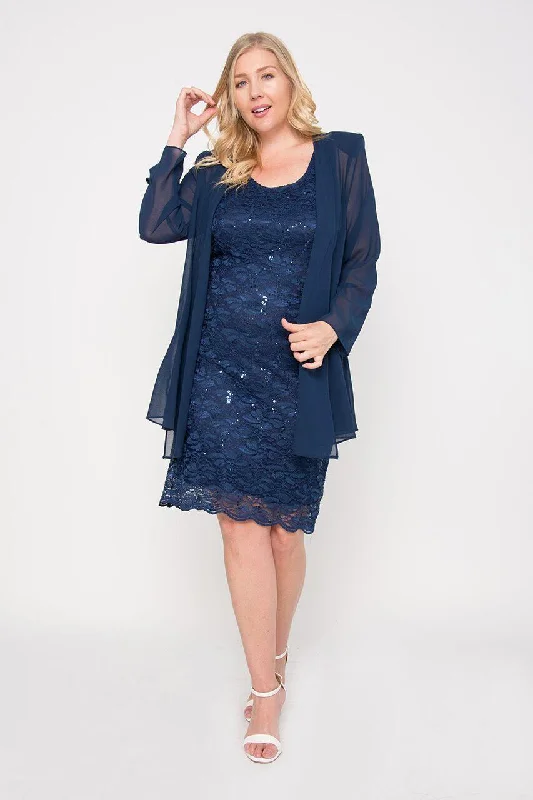 Short Mother of the Bride Formal Plus Size Dress