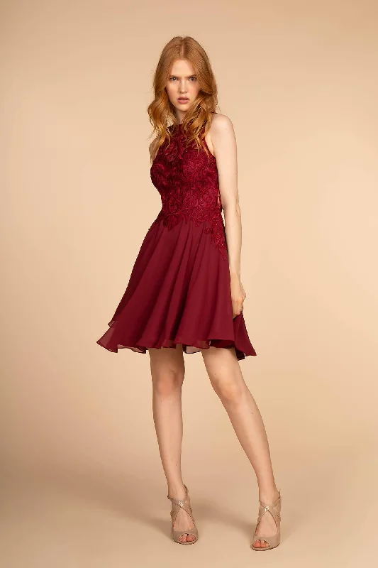 Short Prom Chiffon Dress Formal