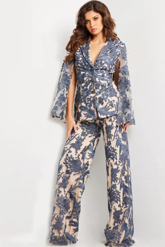 Jovani 25805 Long Two Piece Formal Pant Suit