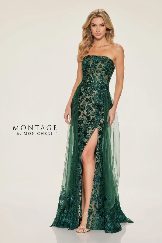 Montage M857 Sequin Long Glitter Mermaid Formal Dress