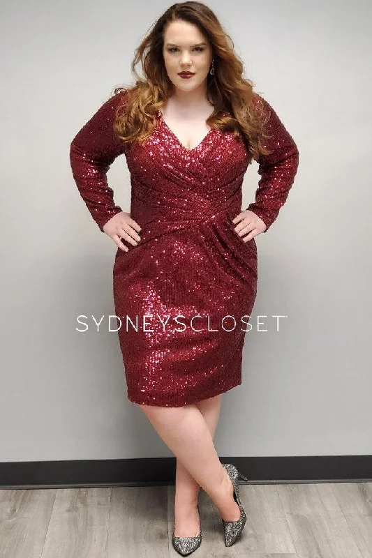 Sydneys Closet Sophisticated Flair Party Dress