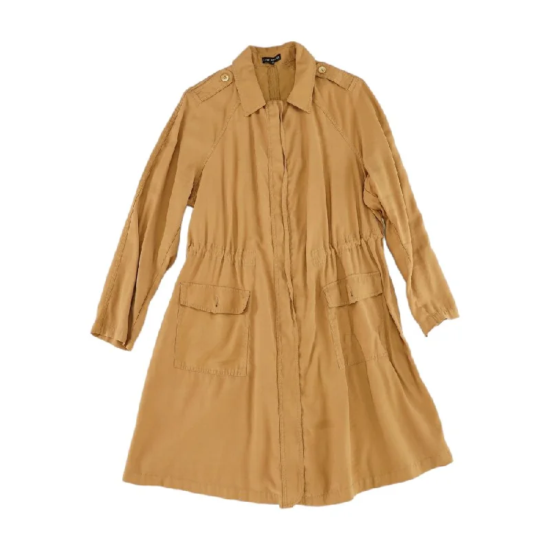 Tan Solid Topcoat Jacket