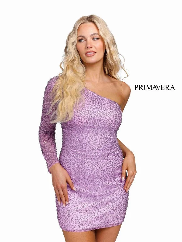 Primavera Couture Prom Short Beaded Dress 3849