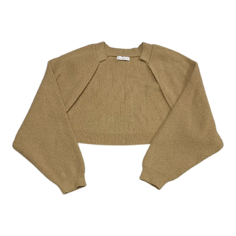 Sweater Cardigan By House Of Harlow In Tan, Size: S