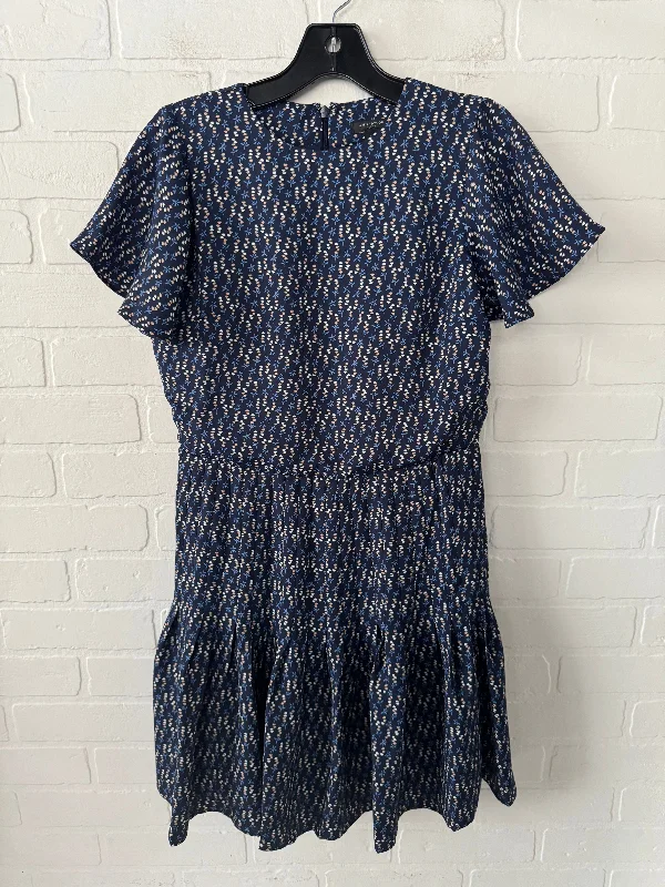 Dress Work By Ann Taylor In Blue, Size: Xsp