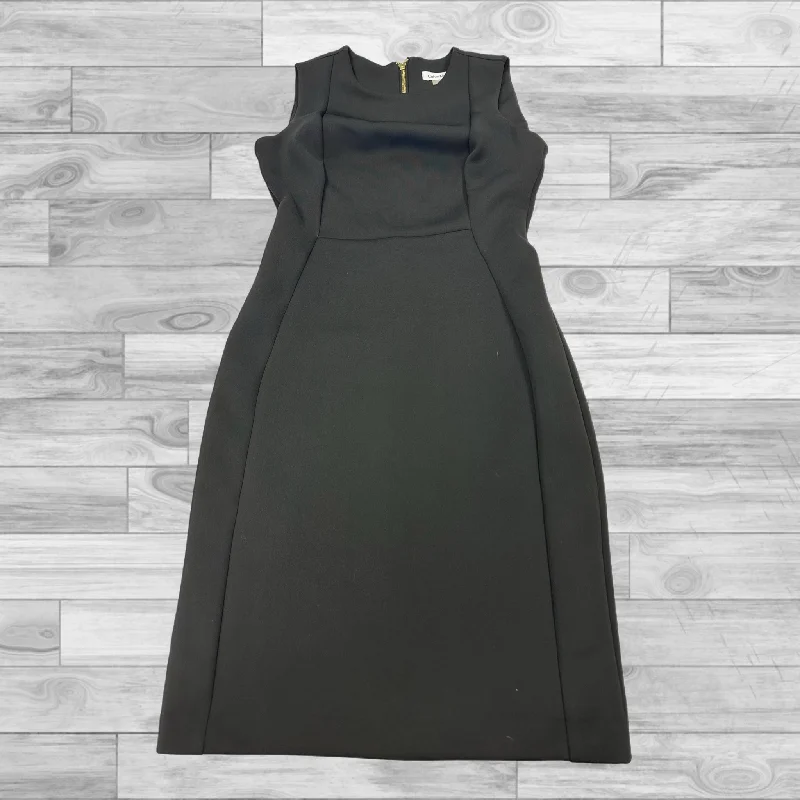 Dress Work By Calvin Klein In Black, Size: 6