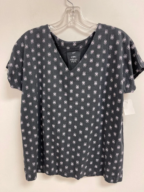 Grey Top Short Sleeve J. Jill, Size S