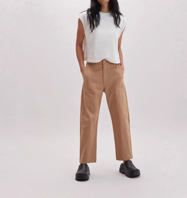 Archer Twill Pants In Khaki