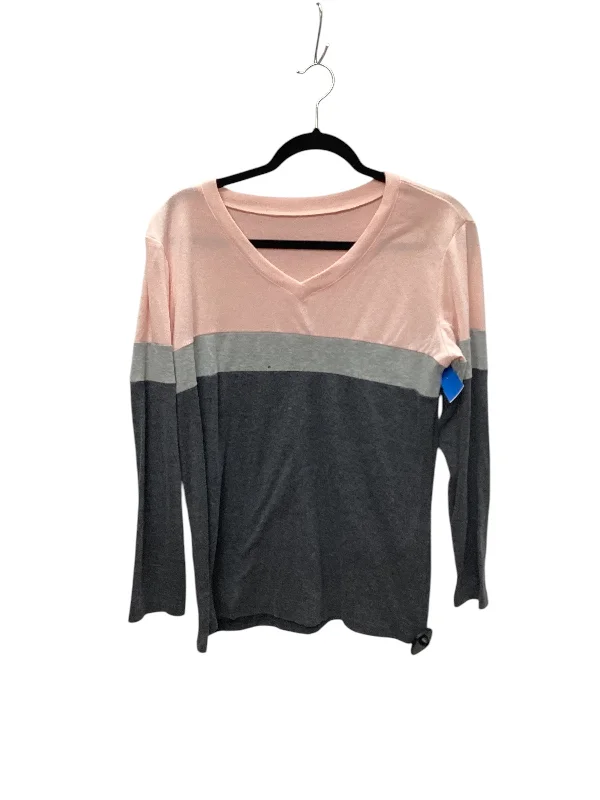 Top Long Sleeve By Clothes Mentor In Multi-colored, Size: L