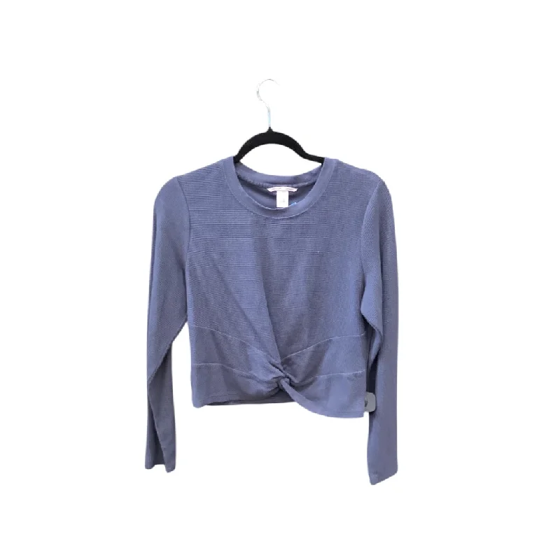 Top Long Sleeve By Victorias Secret In Grey, Size: L